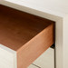 Blake 3-Drawer Side Table, Blanched Oak