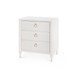 Fairfax 3-Drawer Side Table, Vanilla