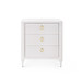 Fairfax 3-Drawer Side Table, Vanilla