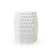 Burma Stool/ Side Table, Cool White