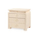 Elina 3-Drawer Side Table, Natural Twill