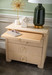 Elina 3-Drawer Side Table, Natural Twill