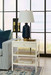Caanan 1-Drawer Side Table, Vanilla