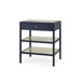 Caanan 1-Drawer Side Table, Midnight Blue