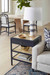 Caanan 1-Drawer Side Table, Midnight Blue