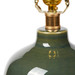 Jade Lamp Without Shade, Olive Green