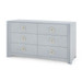Audrey Extra Large 6-Drawer, Washed Winter Gray