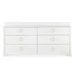 Elina Extra Large 6-Drawer, Vanilla