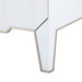 Madeline 3-Drawer Side Table, Platinum Shimmer