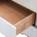 Madeline 3-Drawer Side Table, Platinum Shimmer