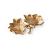 Ginko Small Bowl Set of 2, Gold Leaf