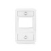 Camilla  2-Drawer Side Table, Chiffon White
