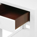 Camilla  2-Drawer Side Table, Chiffon White