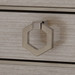 Morris Desk, Taupe Gray and Satin Bronze