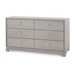 Stanford Extra Large 6-Drawer, Taupe Gray