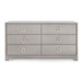 Stanford Extra Large 6-Drawer, Taupe Gray