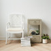 Camilla  2-Drawer Side Table, Moss Gray Tweed
