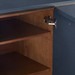 Ansel 4-Door Cabinet, Blue Steel