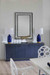 Ansel 4-Door Cabinet, Blue Steel