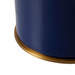 Draper Lamp with Shade 17-inch White Linen, with Gold, Nocturne Blue Draper Lamp with Shade 17-inch White Linen, with Gold, Nocturne Blue