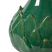 Lotus Lamp with Shade 16-inch White Linen, with Gold, Sherwood Forest