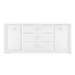 Audrey 3-Drawer & 2-Door Cabinet, Cream