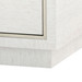 Parker 2-Drawer Side Table, Silver Shimmer