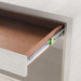 Parker 2-Drawer Side Table, Silver Shimmer