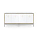 Cameron 4-Door Cabinet, Soft Gray