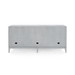 Cameron 4-Door Cabinet, Soft Gray