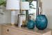 Circle Small Vase, Frost Blue