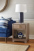 Cleo Lamp Without Shade, Evening Blue