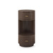 Aaron 2-Drawer Side Table, Warm Chocolate