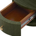 Aaron 2-Drawer Side Table, Deep Olive