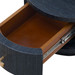 Aaron 2-Drawer Side Table, Selvage Blue