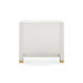 Camden 3-Drawer Side Table, Sand White