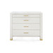Camden Large 4-Drawer, Sand White