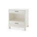 Florence 2-Drawer Side Table, Sand White