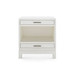 Florence 2-Drawer Side Table, Sand White
