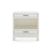 Florence 2-Drawer Side Table, Sand White