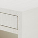 Florence 2-Drawer Side Table, Sand White