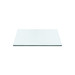 Florence 2-Drawer Side Table Glass Top, Clear