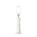 Clarissa Lamp Without Shade, Antique White