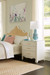 Gianna 3-Drawer Side Table, Sand White