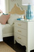 Gianna 3-Drawer Side Table, Sand White
