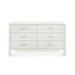 Gianna Extra Large 6-Drawer, Sand White
