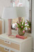 Clarissa Lamp Without Shade, Pink