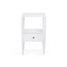 Lilian 1-Drawer Side Table, Vanilla