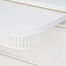 Sienna 3-Drawer Side Table, Glazed Whisper White Sienna 3-Drawer Side Table, Glazed Whisper White