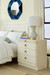 Sienna 3-Drawer Side Table, Glazed Whisper White Sienna 3-Drawer Side Table, Glazed Whisper White